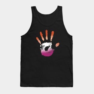 Lesbian Handprint Tank Top